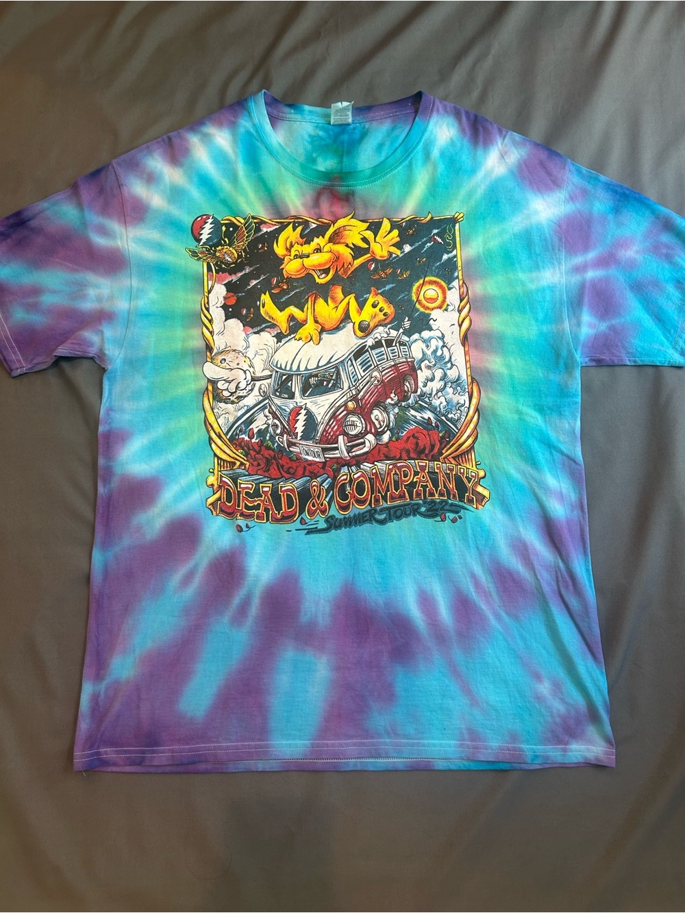 Dead & Company 2022 Tour Tye Dye T Shirt